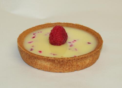 Tarte chocolat blanc framboise